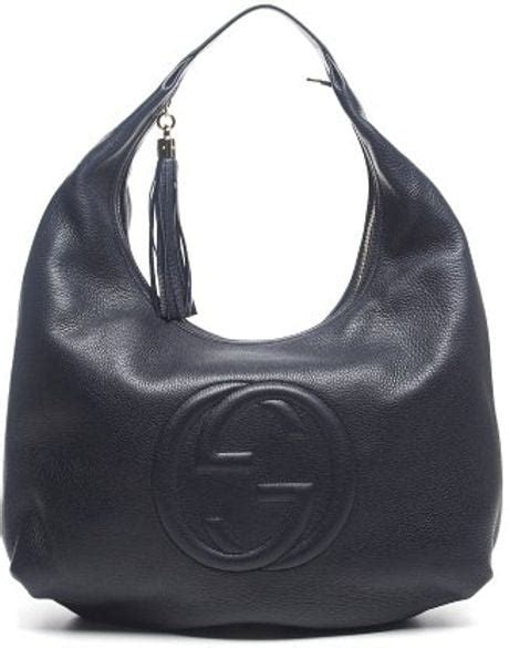 gucci large hobo bag|Gucci hobo bag navy blue.